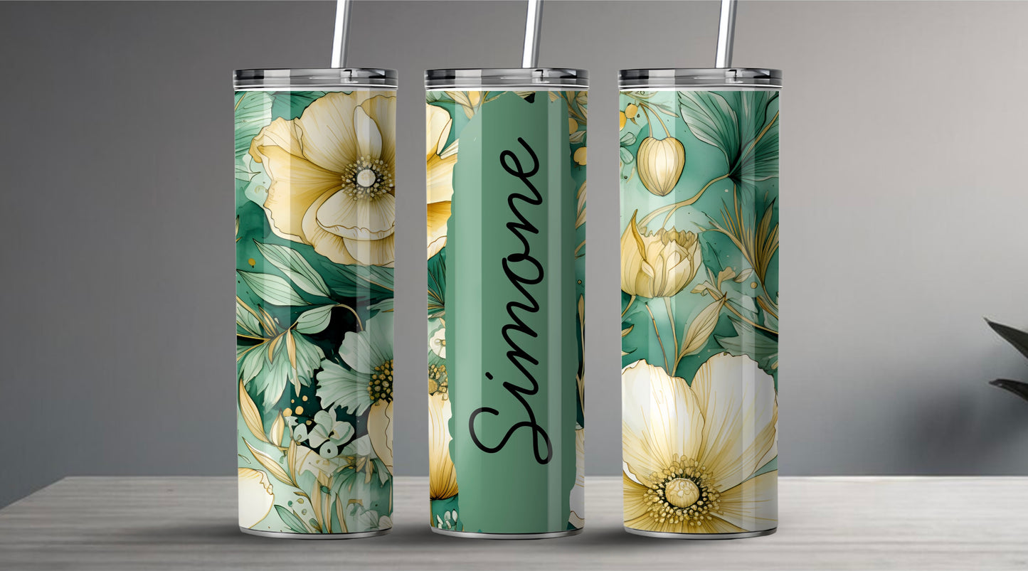 Luxe Gepersonaliseerde Bloementumbler