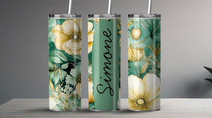 Luxe Gepersonaliseerde Bloementumbler