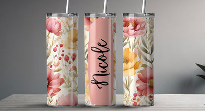 Luxe Gepersonaliseerde Bloementumbler