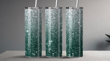 Gepersonaliseerde Glitter Tumbler – Elegante Beker met Naam ✨