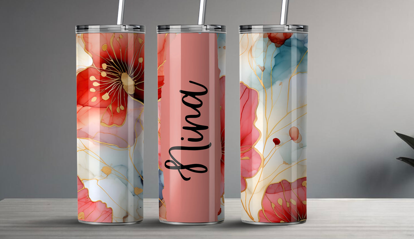 Luxe Gepersonaliseerde Bloementumbler