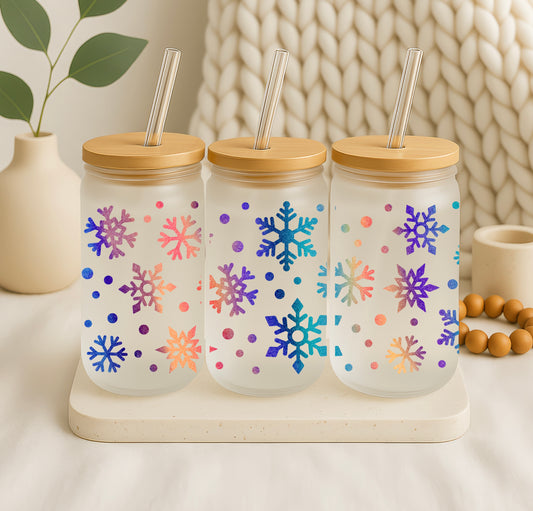 Frosted Winter Beker – Sneeuwvlokken