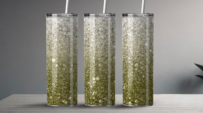 Gepersonaliseerde Glitter Tumbler – Elegante Beker met Naam ✨