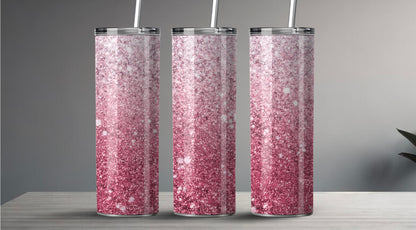 Gepersonaliseerde Glitter Tumbler – Elegante Beker met Naam ✨