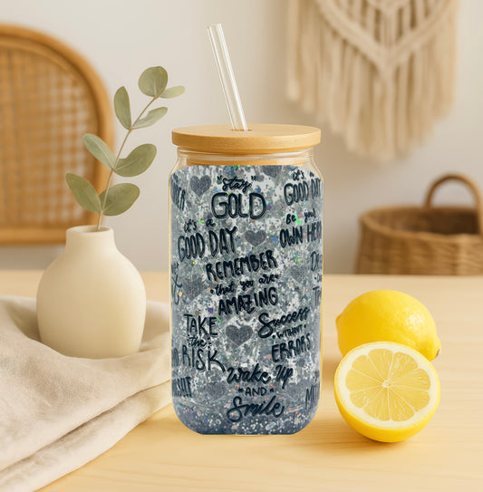 Motiverende Glitterbeker