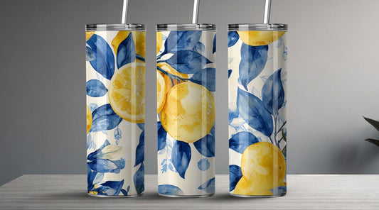 Zomerse Frisheid – Citroen & Bladeren