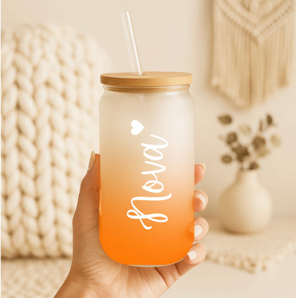 Matglas met eigen tekst