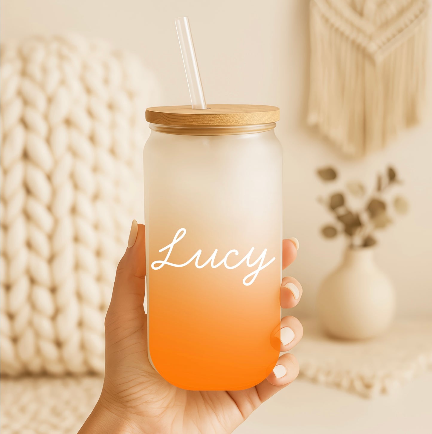 Matglas met eigen tekst